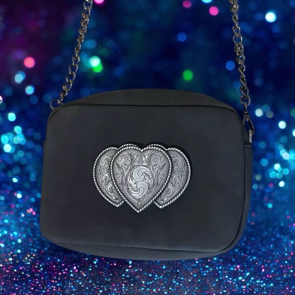 UNDERSTATED LEATHER Wild At Heeart Bag in Black NWT & Dust Bag RV $110